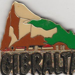 Rock of Gibraltar souvenir magnet for refrigerator, locker, toolbox, etc